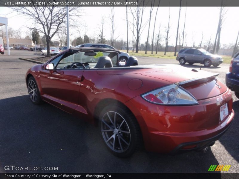Sunset Pearlescent / Dark Charcoal 2011 Mitsubishi Eclipse Spyder GS Sport