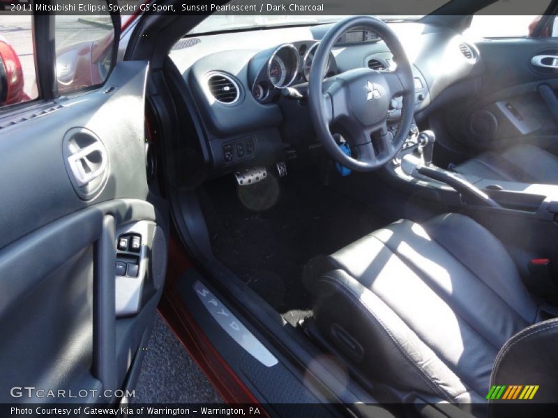 Sunset Pearlescent / Dark Charcoal 2011 Mitsubishi Eclipse Spyder GS Sport
