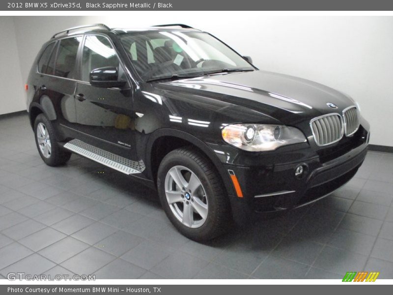 Black Sapphire Metallic / Black 2012 BMW X5 xDrive35d