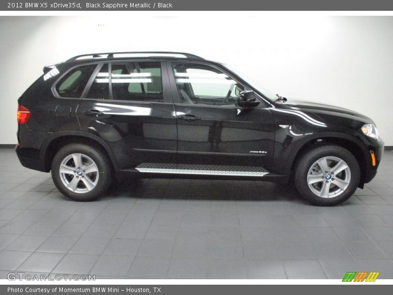 Black Sapphire Metallic / Black 2012 BMW X5 xDrive35d