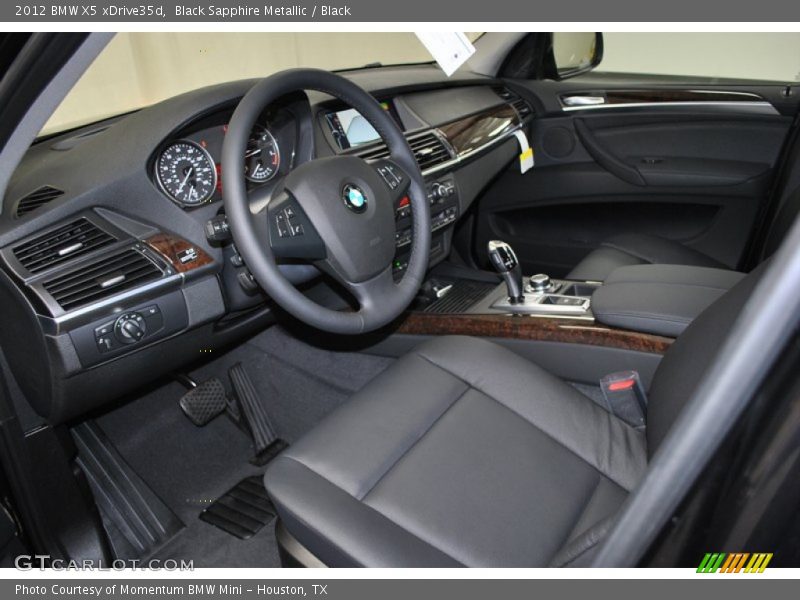 Black Sapphire Metallic / Black 2012 BMW X5 xDrive35d