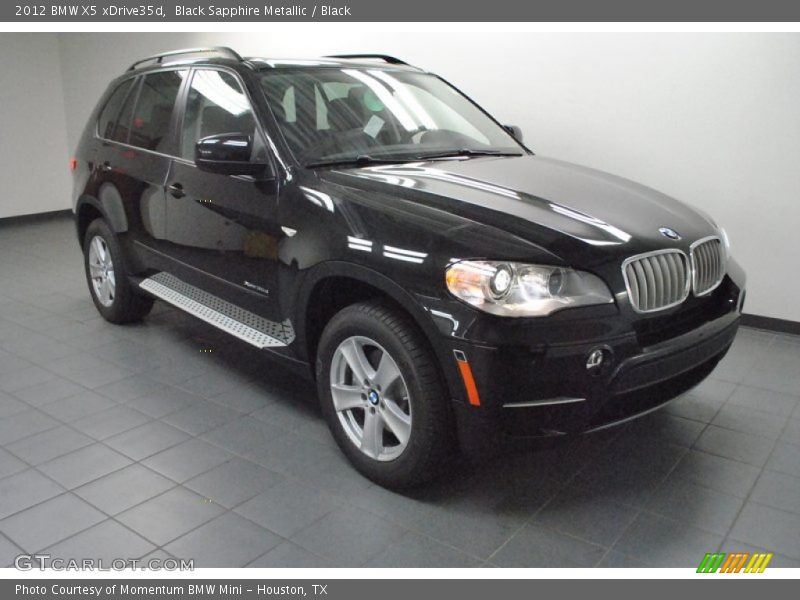 Black Sapphire Metallic / Black 2012 BMW X5 xDrive35d
