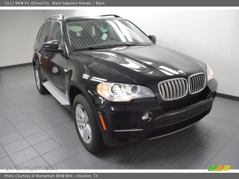 Black Sapphire Metallic / Black 2012 BMW X5 xDrive35d