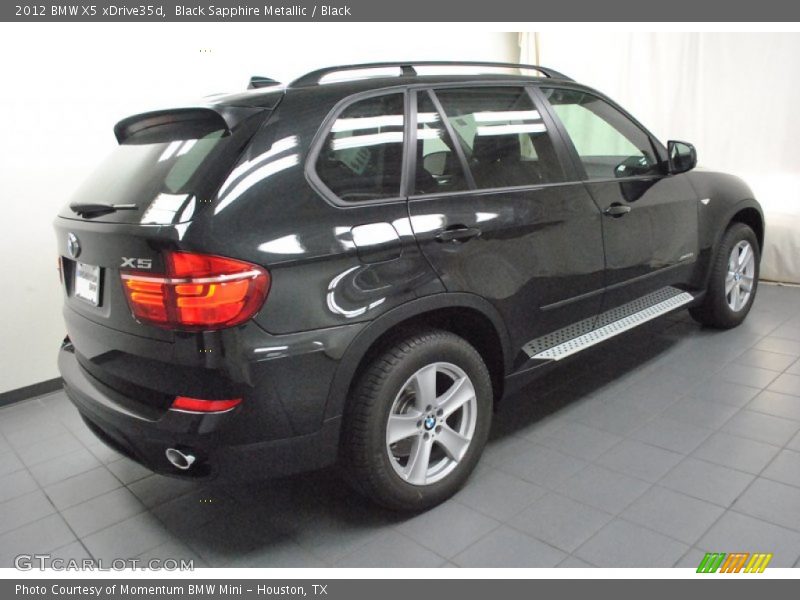 Black Sapphire Metallic / Black 2012 BMW X5 xDrive35d