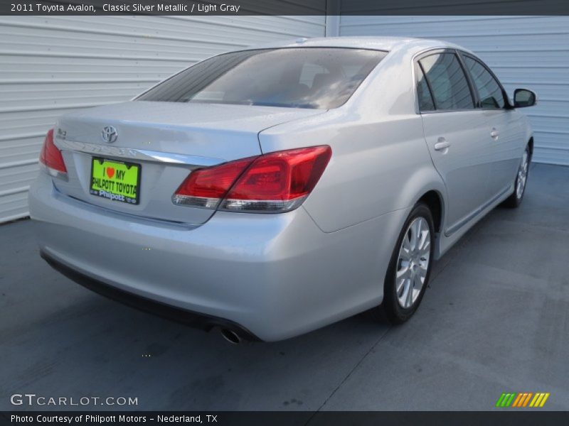 Classic Silver Metallic / Light Gray 2011 Toyota Avalon