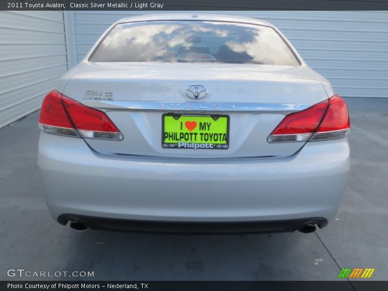 Classic Silver Metallic / Light Gray 2011 Toyota Avalon
