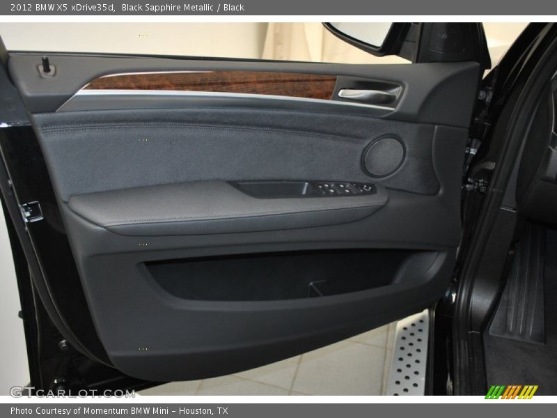 Black Sapphire Metallic / Black 2012 BMW X5 xDrive35d