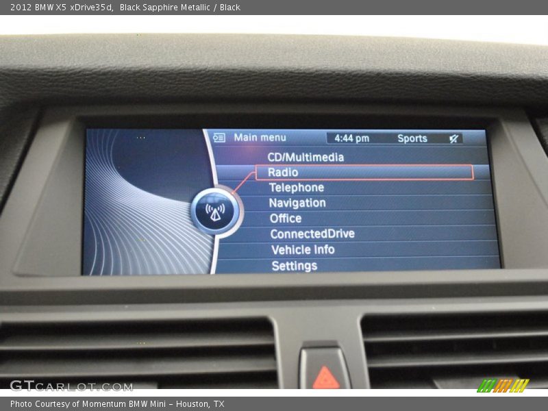 Black Sapphire Metallic / Black 2012 BMW X5 xDrive35d