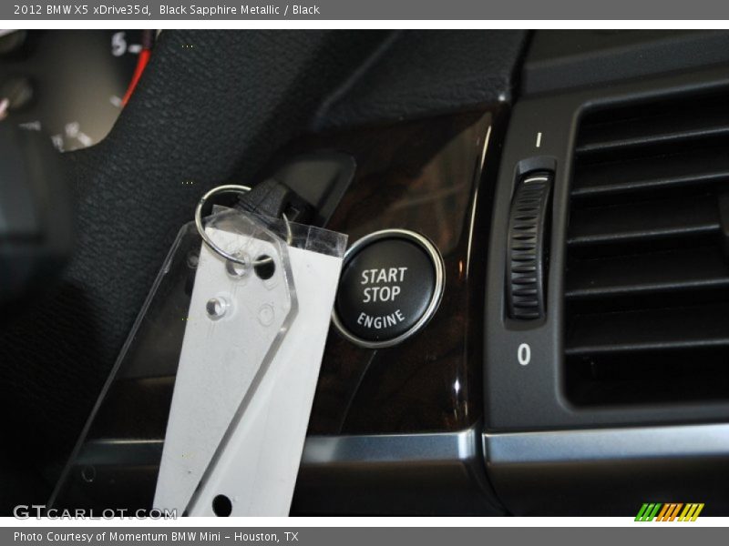 Black Sapphire Metallic / Black 2012 BMW X5 xDrive35d