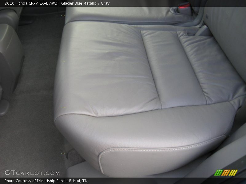 Glacier Blue Metallic / Gray 2010 Honda CR-V EX-L AWD
