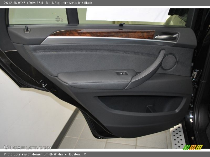 Black Sapphire Metallic / Black 2012 BMW X5 xDrive35d