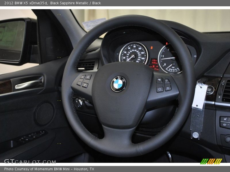 Black Sapphire Metallic / Black 2012 BMW X5 xDrive35d