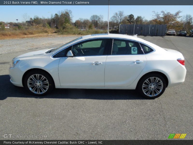 White Diamond Tricoat / Cashmere 2013 Buick Verano FWD