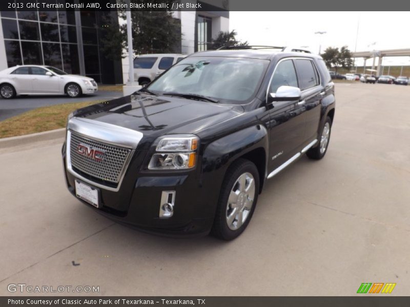 Carbon Black Metallic / Jet Black 2013 GMC Terrain Denali AWD
