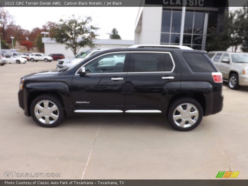 Carbon Black Metallic / Jet Black 2013 GMC Terrain Denali AWD