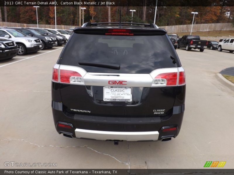 Carbon Black Metallic / Jet Black 2013 GMC Terrain Denali AWD