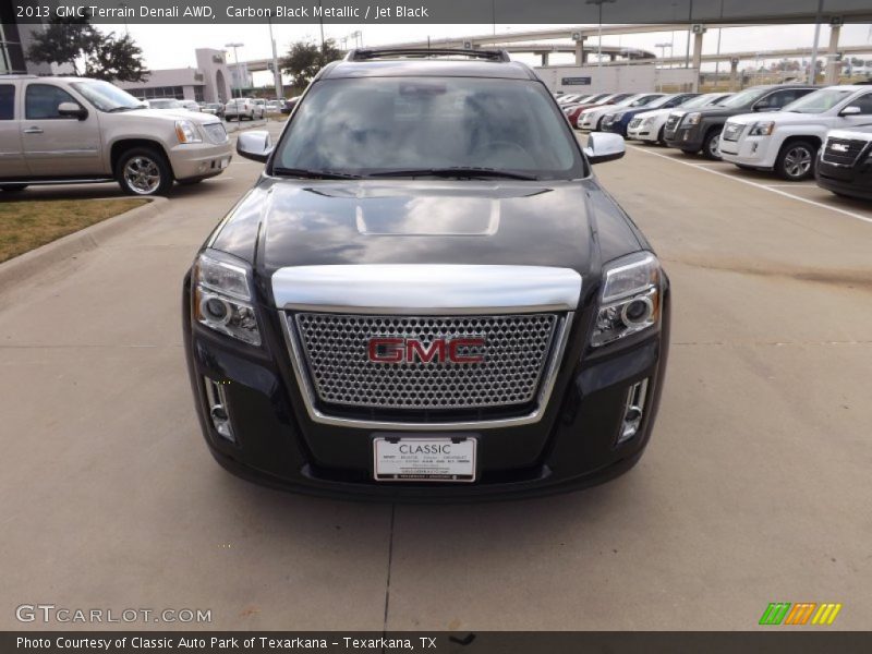 Carbon Black Metallic / Jet Black 2013 GMC Terrain Denali AWD
