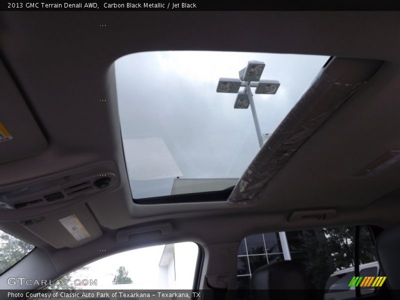Carbon Black Metallic / Jet Black 2013 GMC Terrain Denali AWD