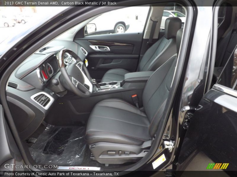 Carbon Black Metallic / Jet Black 2013 GMC Terrain Denali AWD