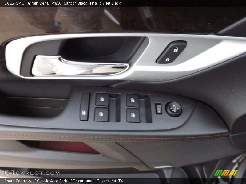 Carbon Black Metallic / Jet Black 2013 GMC Terrain Denali AWD