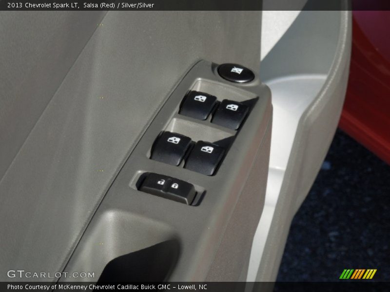 Salsa (Red) / Silver/Silver 2013 Chevrolet Spark LT