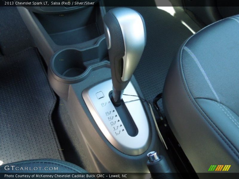 Salsa (Red) / Silver/Silver 2013 Chevrolet Spark LT