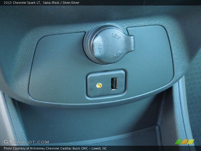 Salsa (Red) / Silver/Silver 2013 Chevrolet Spark LT