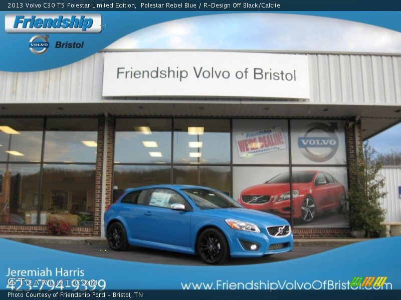 Polestar Rebel Blue / R-Design Off Black/Calcite 2013 Volvo C30 T5 Polestar Limited Edition