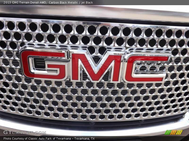 Carbon Black Metallic / Jet Black 2013 GMC Terrain Denali AWD