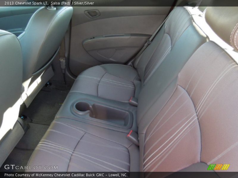 Salsa (Red) / Silver/Silver 2013 Chevrolet Spark LT