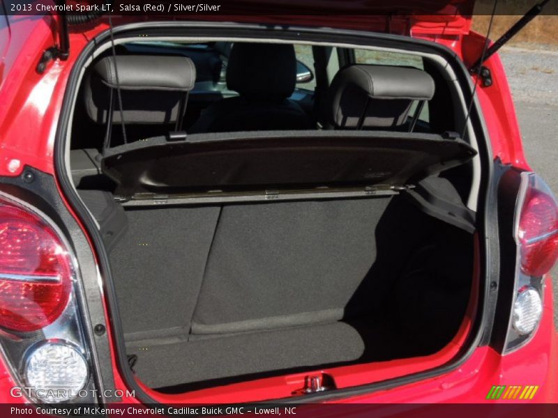 Salsa (Red) / Silver/Silver 2013 Chevrolet Spark LT