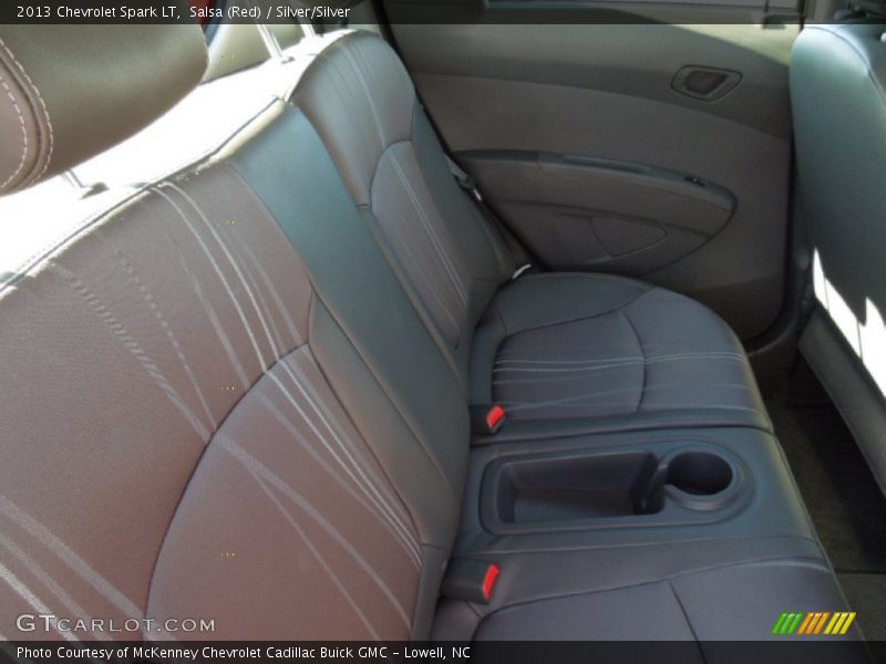Salsa (Red) / Silver/Silver 2013 Chevrolet Spark LT