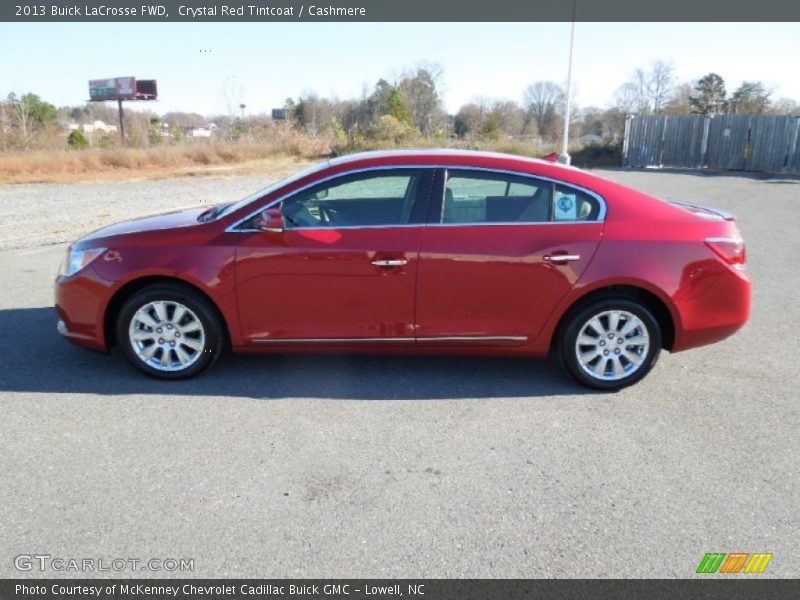 Crystal Red Tintcoat / Cashmere 2013 Buick LaCrosse FWD