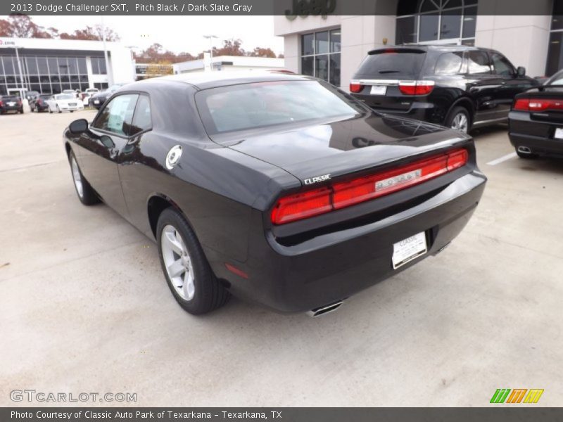 Pitch Black / Dark Slate Gray 2013 Dodge Challenger SXT