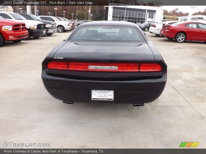 Pitch Black / Dark Slate Gray 2013 Dodge Challenger SXT