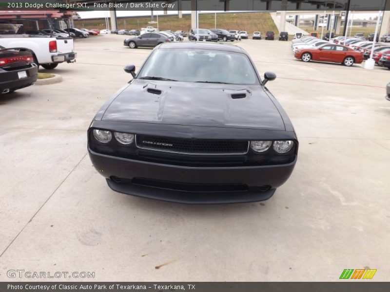 Pitch Black / Dark Slate Gray 2013 Dodge Challenger SXT