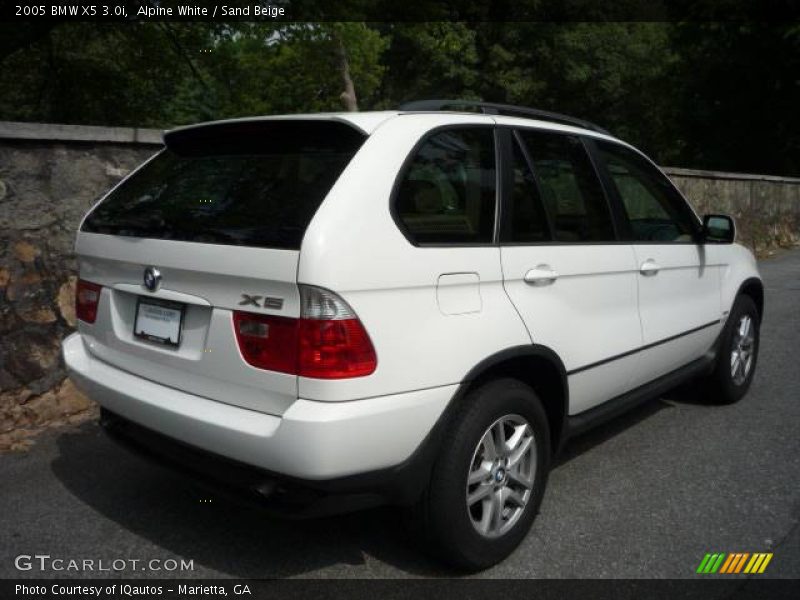 Alpine White / Sand Beige 2005 BMW X5 3.0i