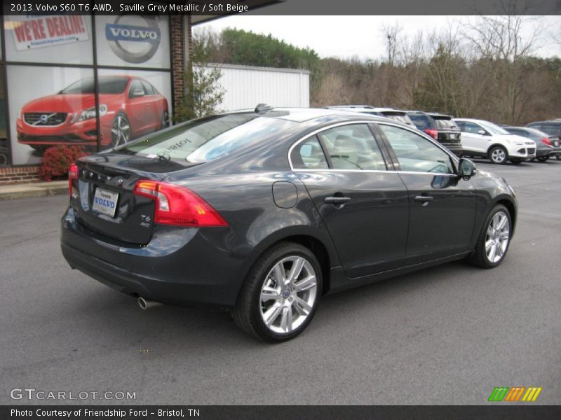 Saville Grey Metallic / Soft Beige 2013 Volvo S60 T6 AWD