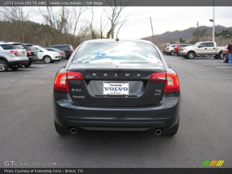 Saville Grey Metallic / Soft Beige 2013 Volvo S60 T6 AWD