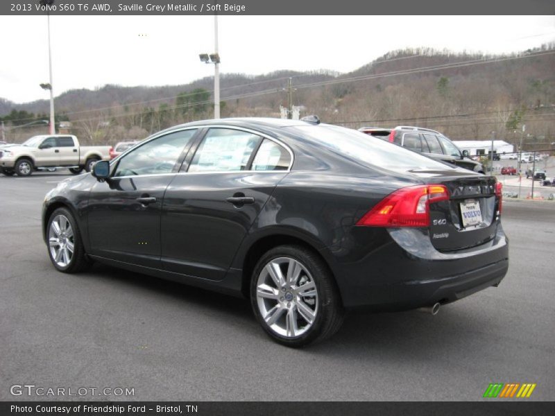 Saville Grey Metallic / Soft Beige 2013 Volvo S60 T6 AWD