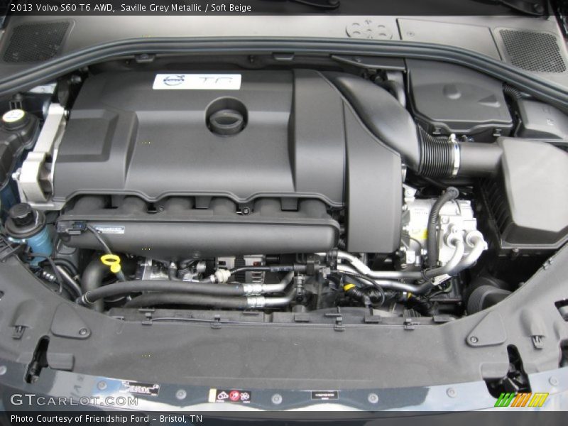  2013 S60 T6 AWD Engine - 3.0 Liter Turbocharged DOHC 24-Valve VVT Inline 6 Cylinder