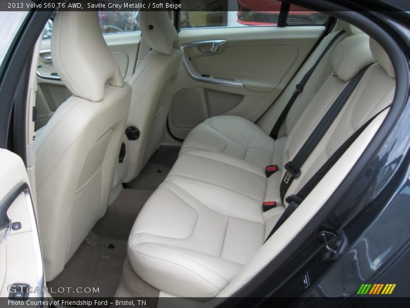 Rear Seat of 2013 S60 T6 AWD