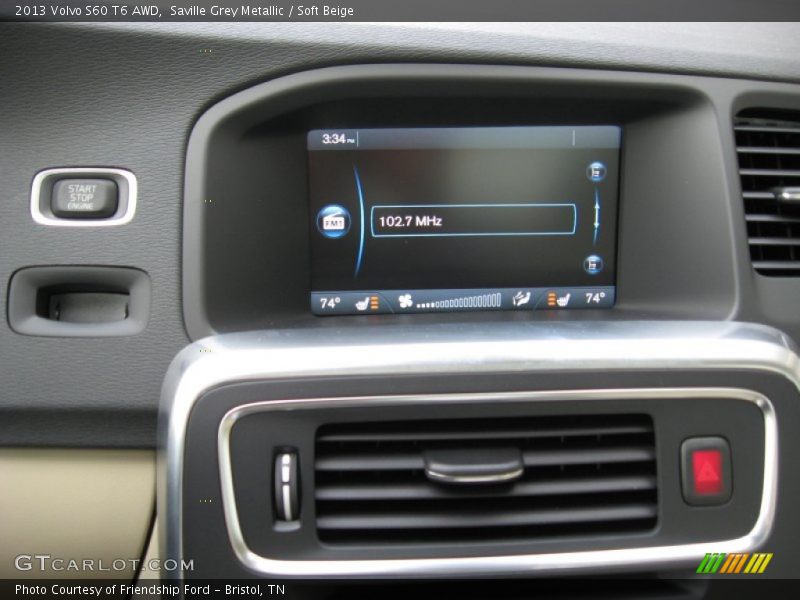 Saville Grey Metallic / Soft Beige 2013 Volvo S60 T6 AWD