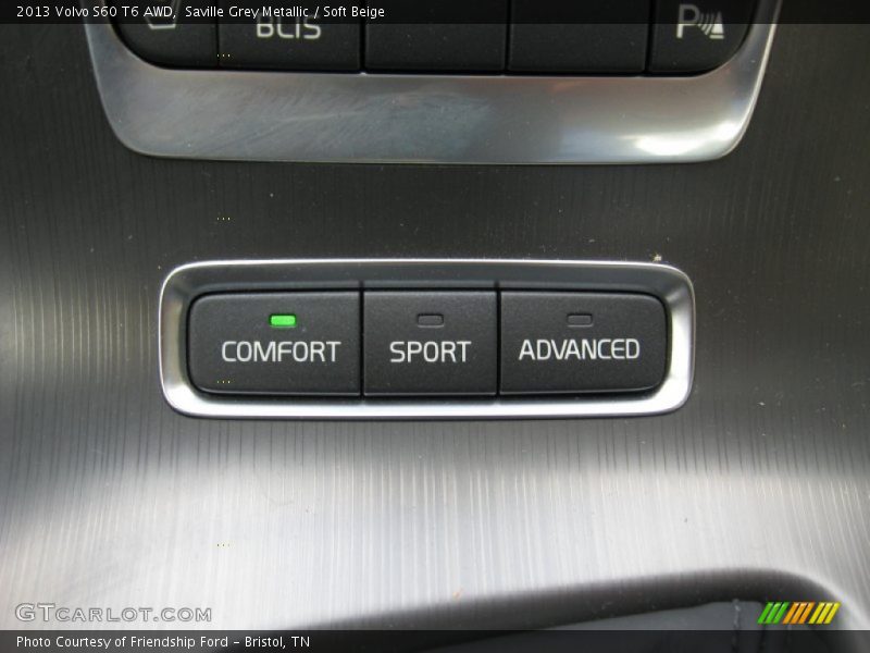 Controls of 2013 S60 T6 AWD