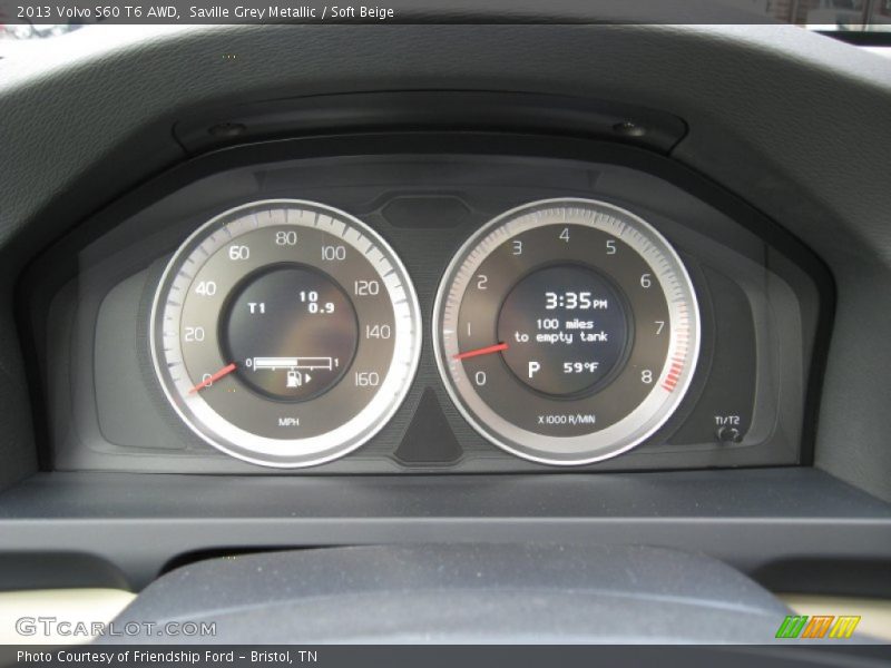  2013 S60 T6 AWD T6 AWD Gauges