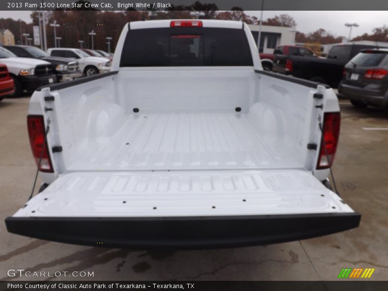 Bright White / Black 2013 Ram 1500 Lone Star Crew Cab