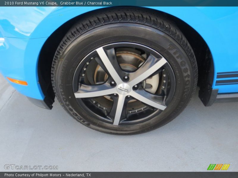Custom Wheels of 2010 Mustang V6 Coupe