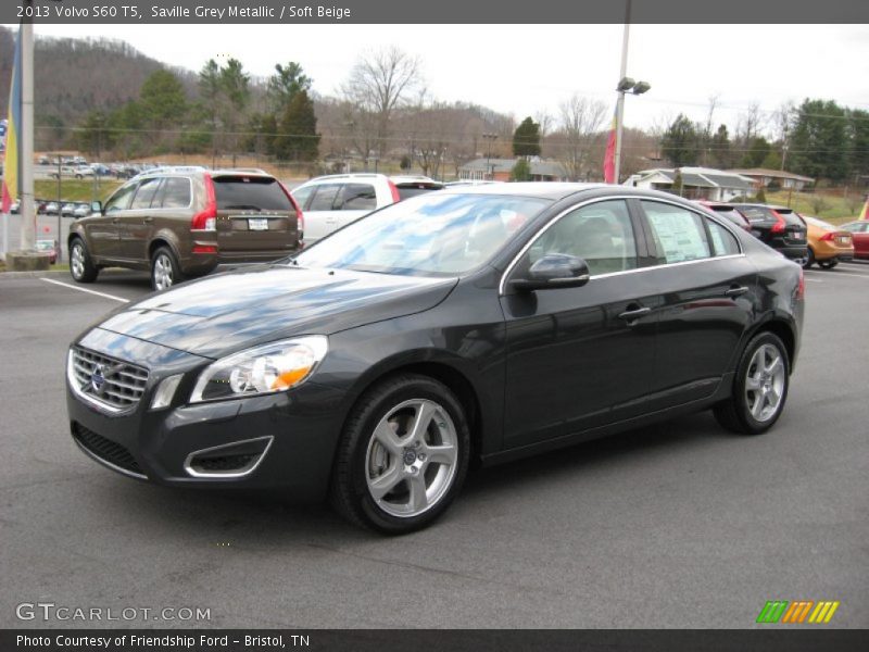 Saville Grey Metallic / Soft Beige 2013 Volvo S60 T5