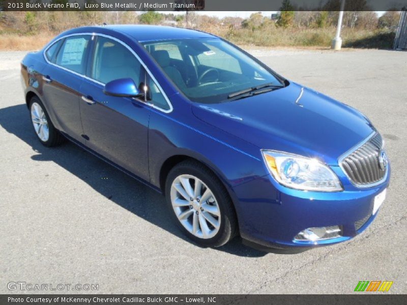 Luxo Blue Metallic / Medium Titanium 2013 Buick Verano FWD