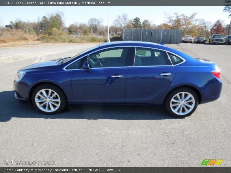 Luxo Blue Metallic / Medium Titanium 2013 Buick Verano FWD